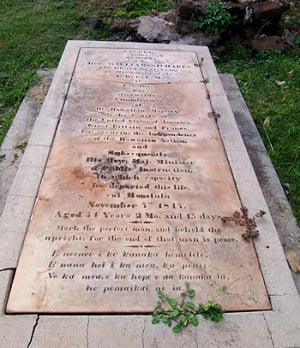 Reverend Richard Williams grave