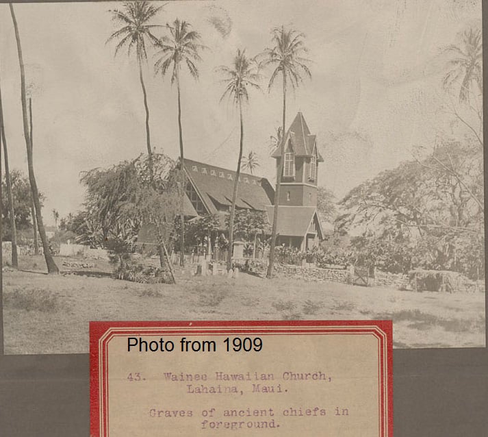 Wainee Church in 1909